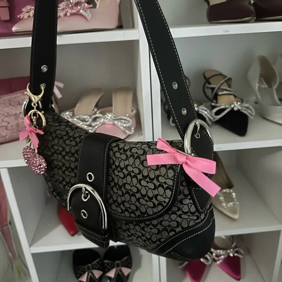 Coach y2k SoHo Bag & Wallet SET 🎀🩶