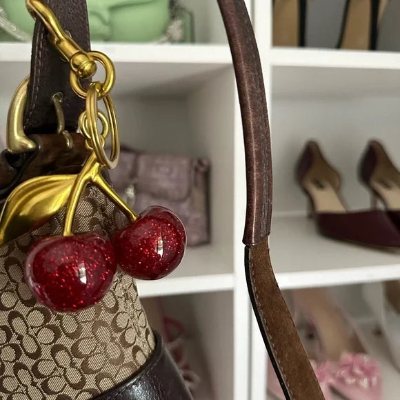 Brown Signature y2k Coach Shoulder Bag 🍒🤎