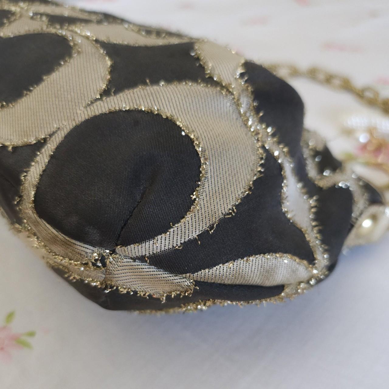 🩷 Vintage Y2K Coach Lurex Poppy Gold Hardware Small Shoulder Bag 🩷