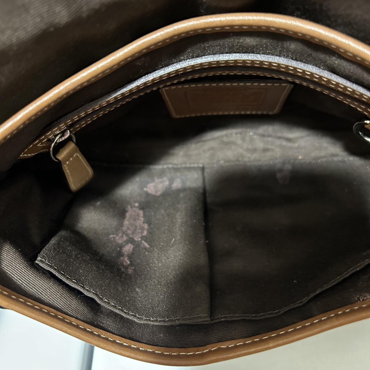Vintage y2k Coach brown leather soho buckle shoulder