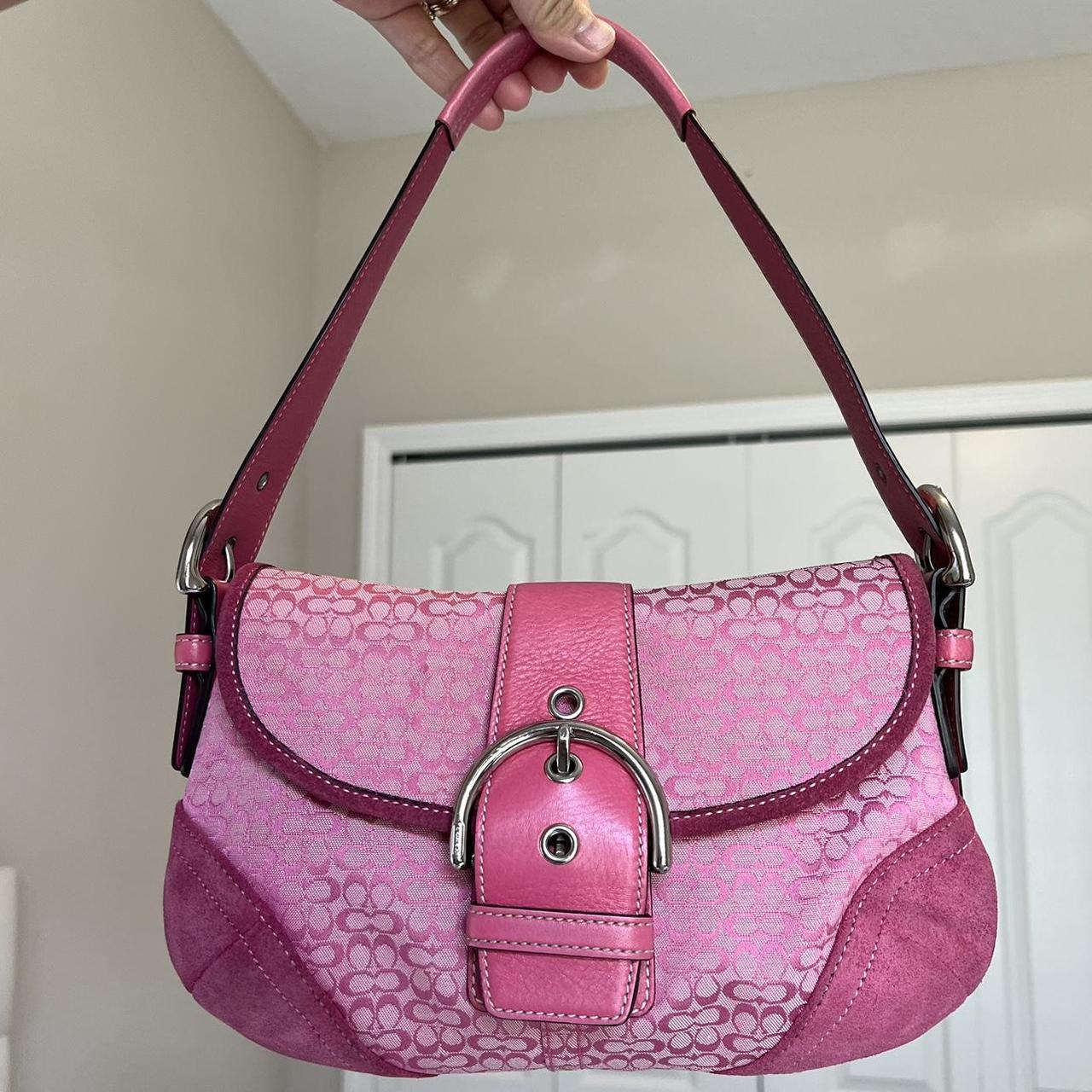 Vintage Coach Soho Jacquard shoulder bag