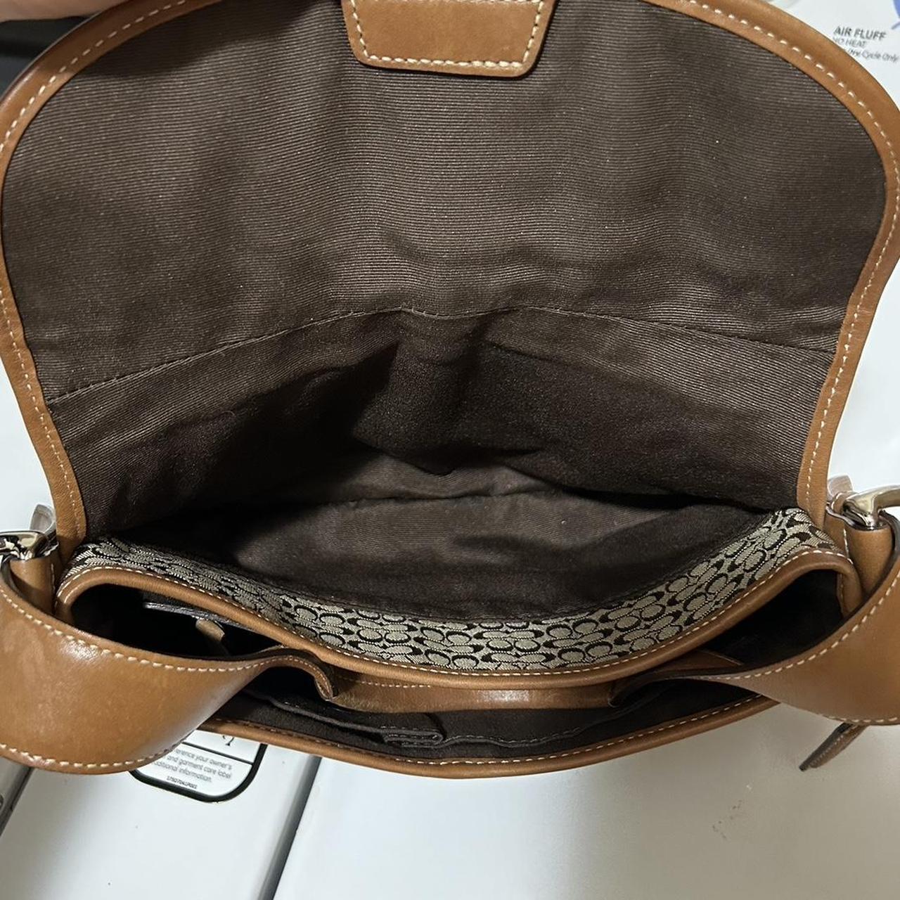 Vintage y2k Coach brown leather soho buckle shoulder