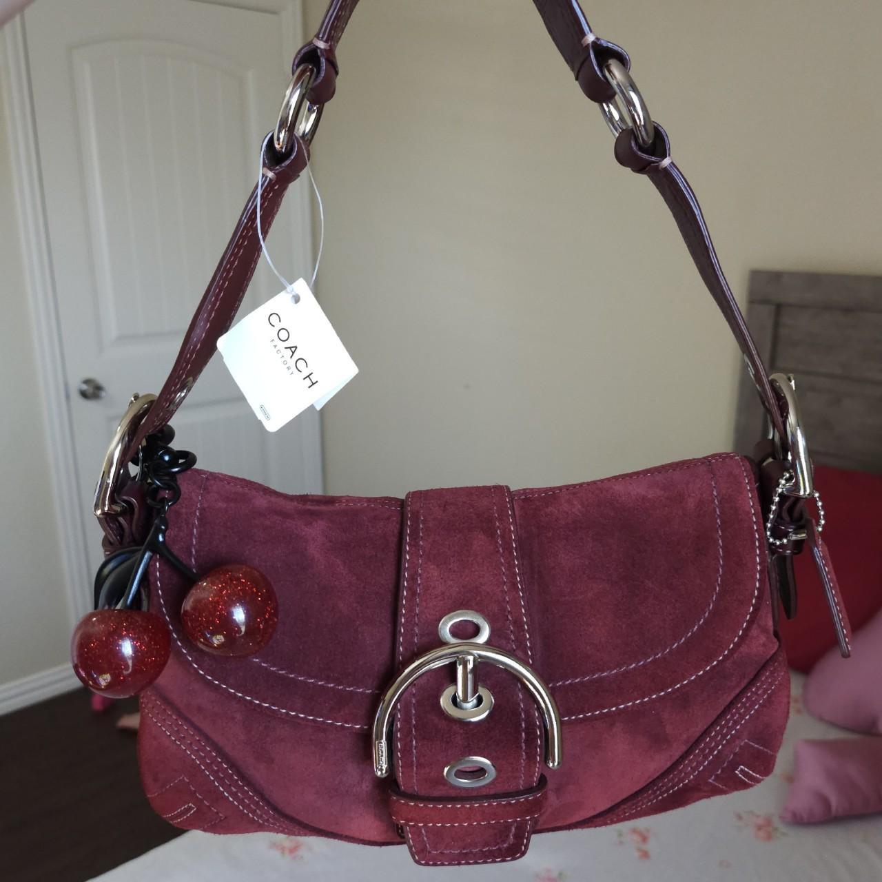 ❤️ Y2K Vintage Coach Suede Mini Soho Shoulder Bag ❤️