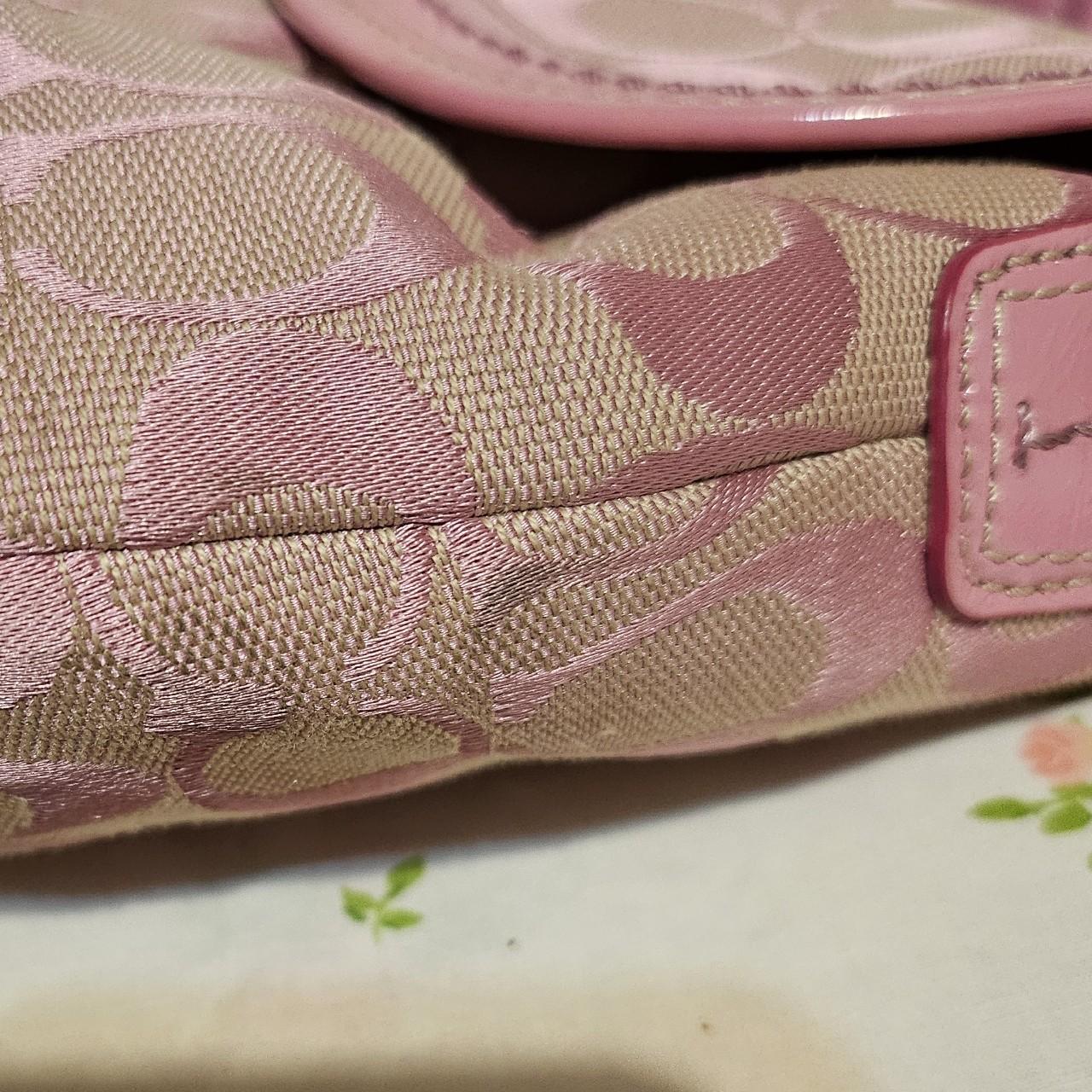 🩷 Vintage Coach Barbie Pink Soho Buckle Signature C's Rare Shoulder Purse 🩷
