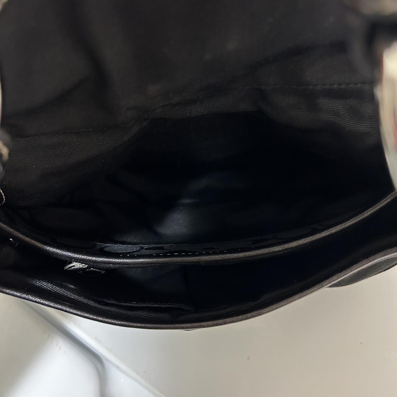 Vintage Y2K black Coach buckle soho shoulder bag