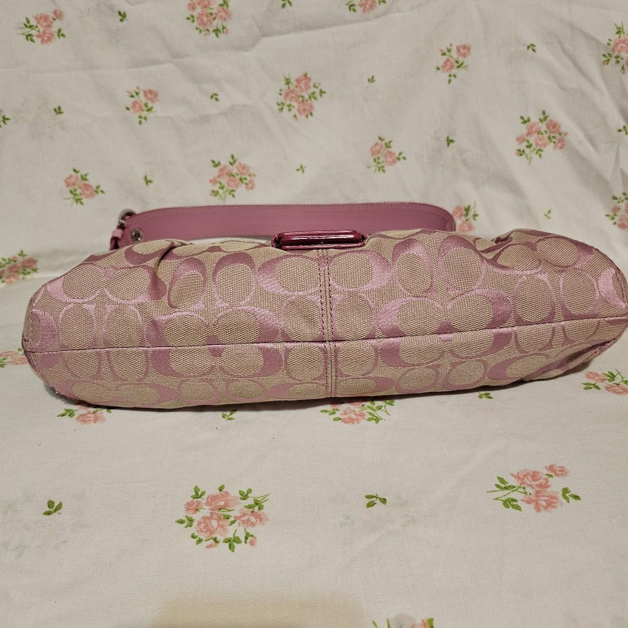 🩷 Vintage Coach Barbie Pink Soho Buckle Signature C's Rare Shoulder Purse 🩷