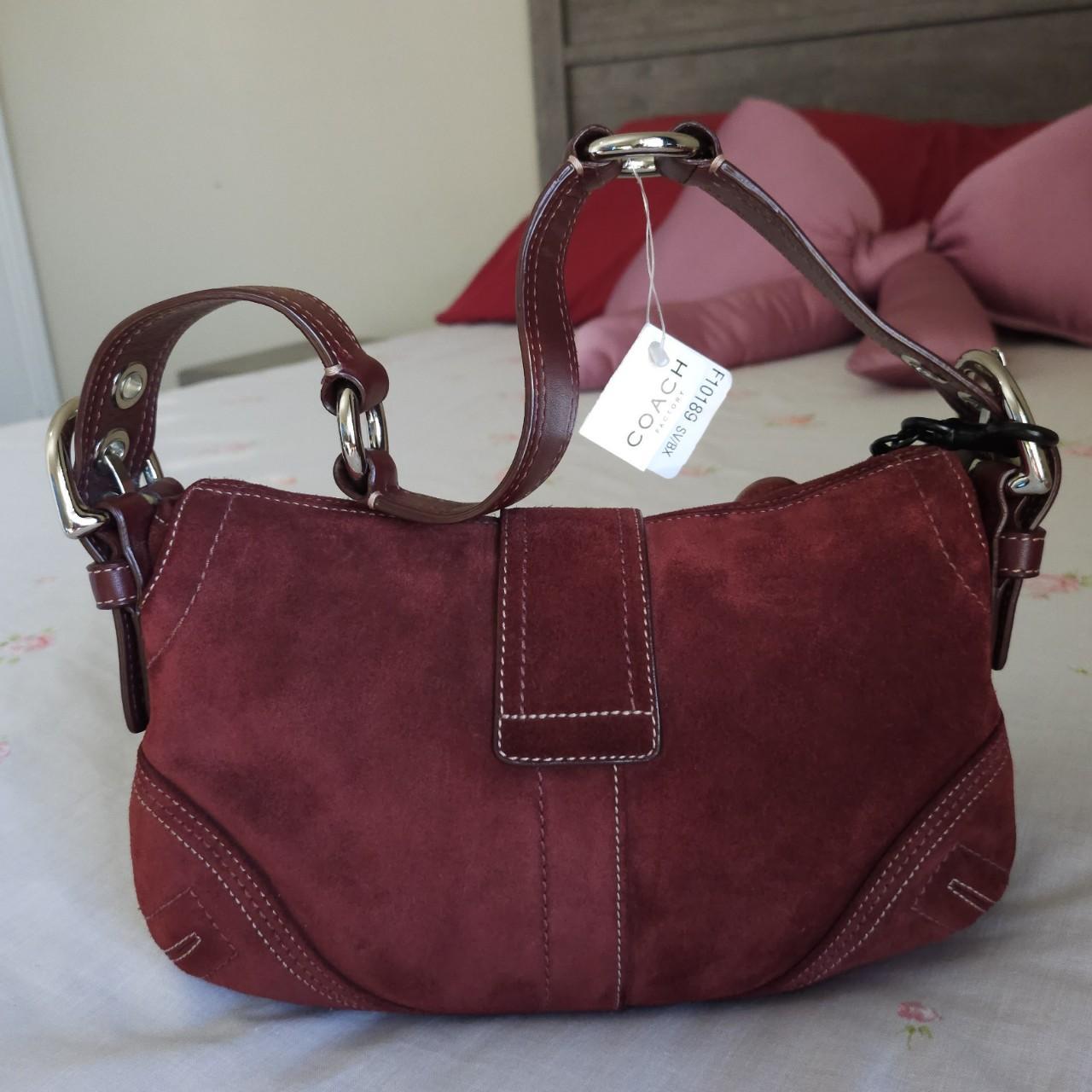 ❤️ Y2K Vintage Coach Suede Mini Soho Shoulder Bag ❤️