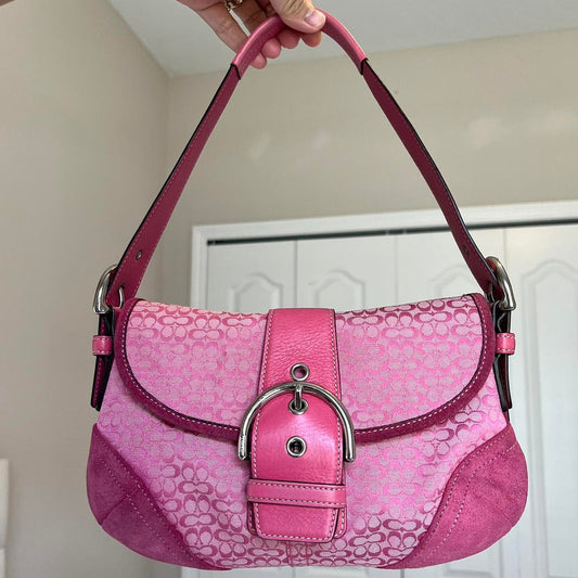 Vintage Coach Soho Jacquard shoulder bag